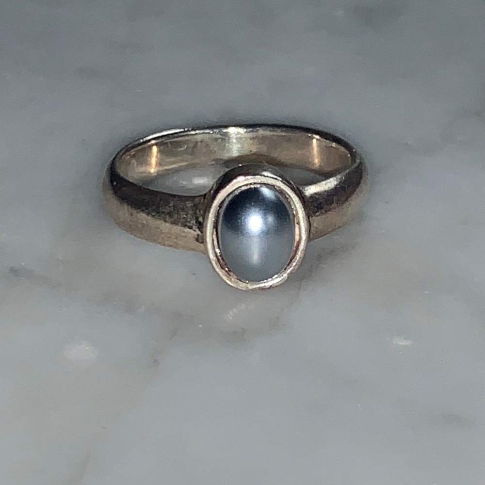 Navajo Pearl 925 sterling silver ring sz 7